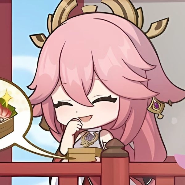 hình ảnh yae miko chibi siêu cute