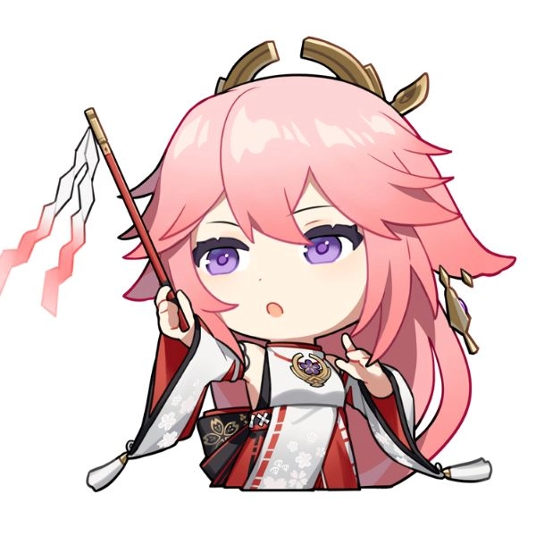 hình ảnh yae miko chibi