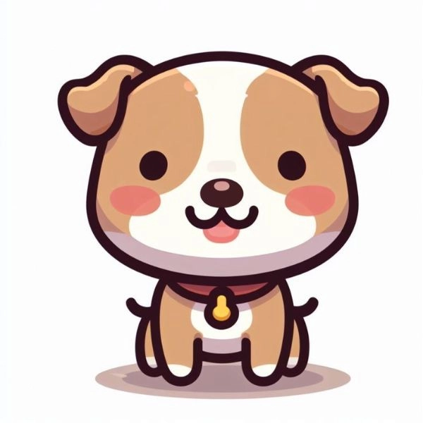 hình chibi con chó