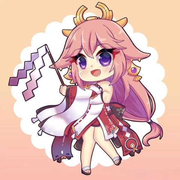 hình chibi yae miko đẹp