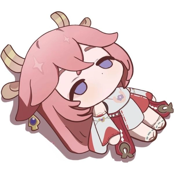 hình chibi yae miko siêu cute