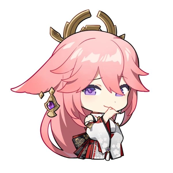 hình chibi yae miko xinh yêu