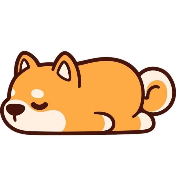 hình con chó chibi ngủ