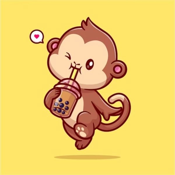 Khỉ chibi baby dễ thương