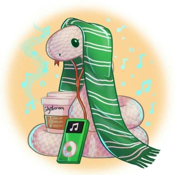 hình con rắn chibi