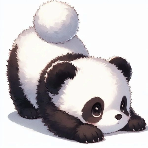Ảnh chibi gấu trúc cute dễ thương