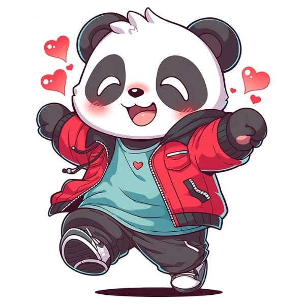 Hình ảnh gấu trúc chibi siêu cute