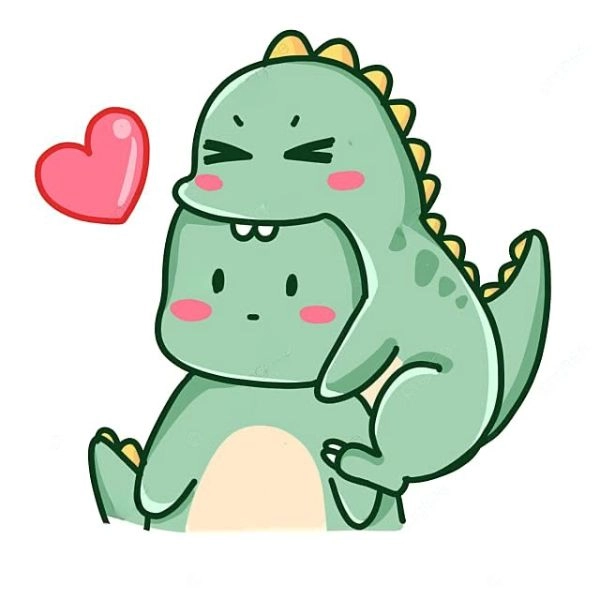 hình khủng long chibi đẹp