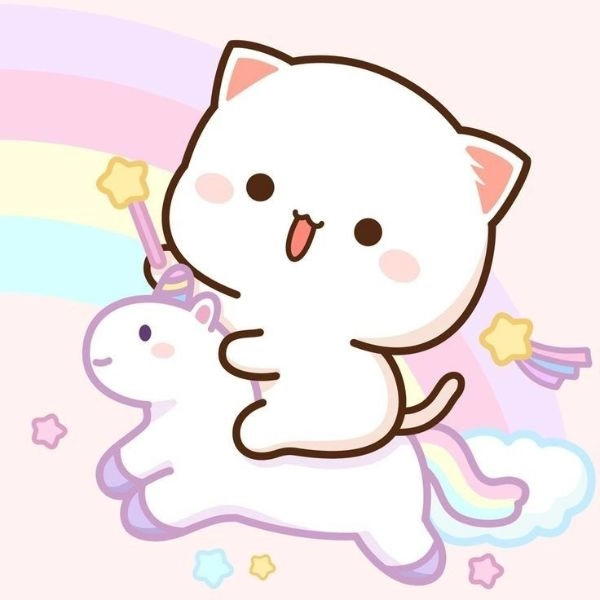 hình mèo chibi cute xinh iu