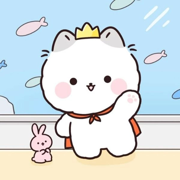 hình mèo chibi cute