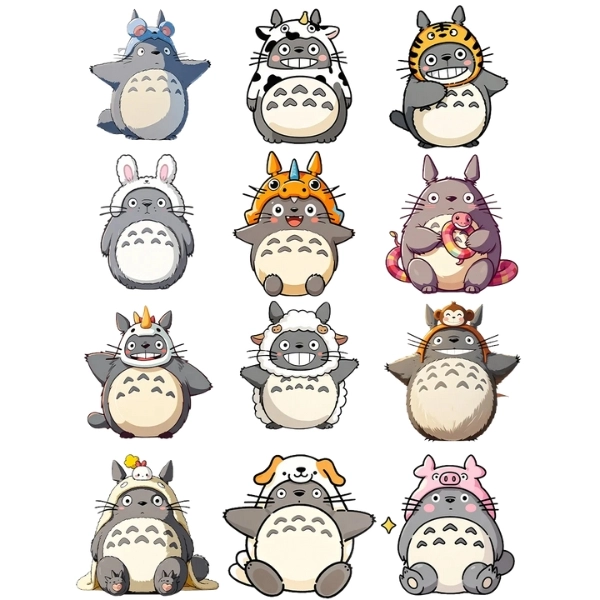 hình nền 12 con giáp chibi