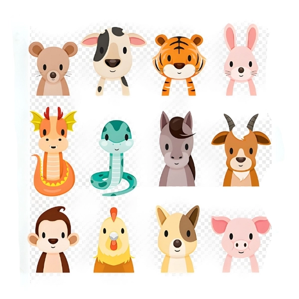 hình nền 12 con giáp cute