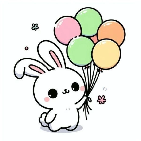 Hình chibi con thỏ cute nhất