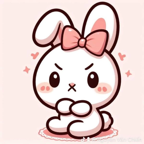Hình ảnh con thỏ chibi cute nổi bật