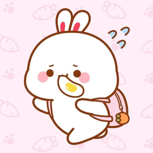 Hình con thỏ chibi đáng yêu