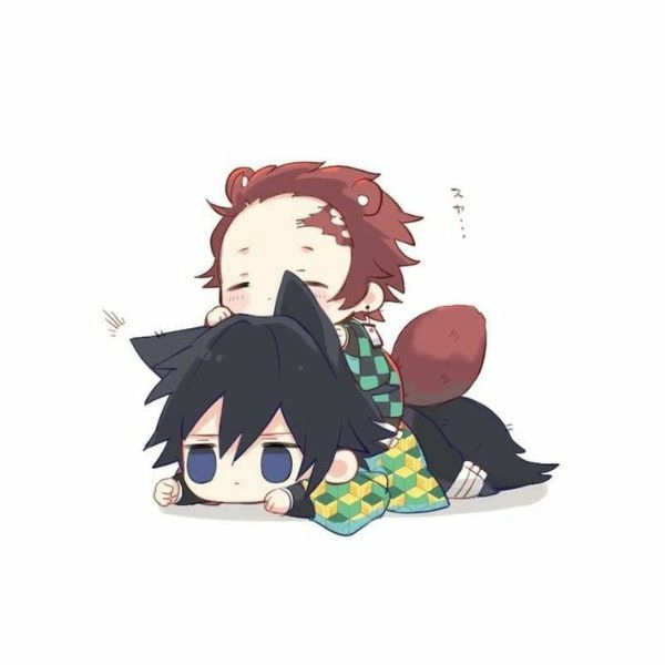 hình tomioka giyuu chibi cực cute