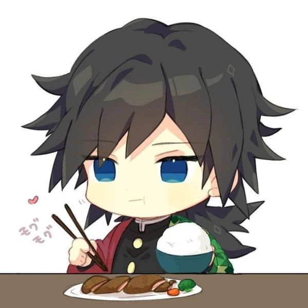 hình tomioka giyuu chibi siêu cute