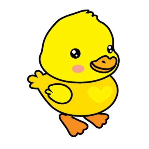 Ảnh con vịt cute chibi đáng yêu