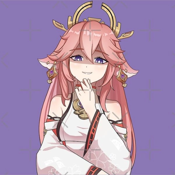 hình yae miko chibi siêu cute