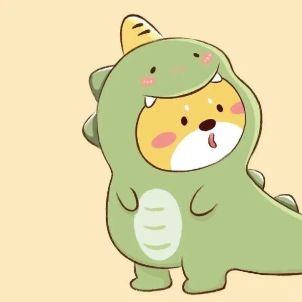 khủng long chibi cực dễ thương