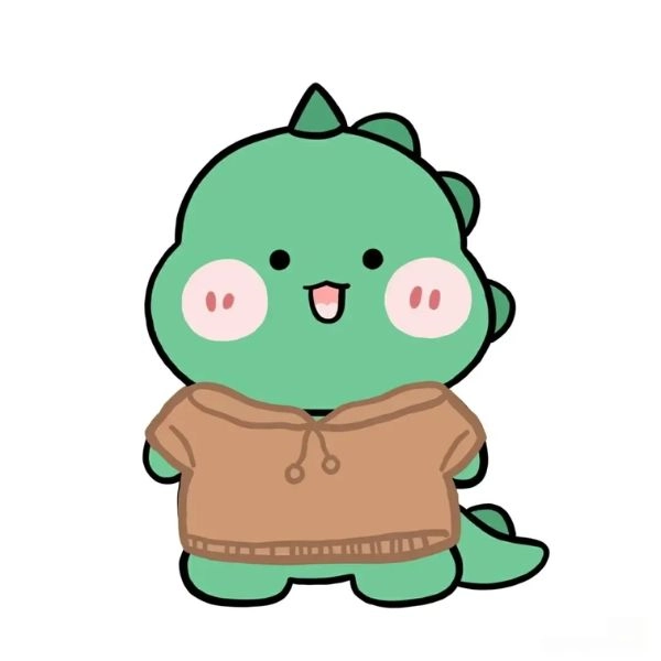 khủng long chibi siêu cute