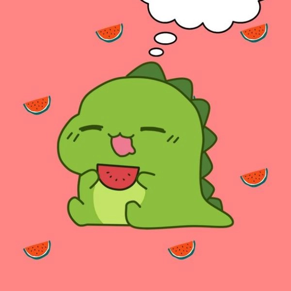 khủng long chibi xinh yêu