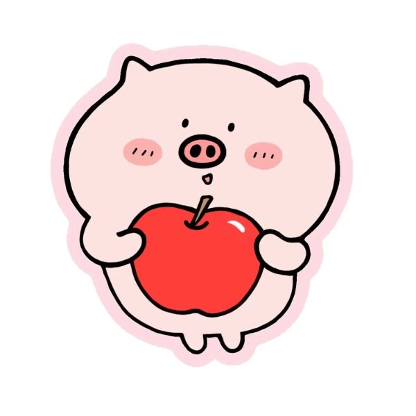 lợn chibi cute