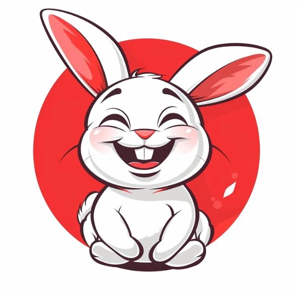 Hình thỏ cute chibi ngộ nghĩnh