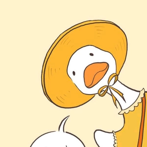 Ảnh vịt chibi cute đáng yêu